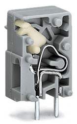 Złącze PCB 1 -pinowe raster 7.5mm 3 -rzędowe Przewlekany Męski WAGO