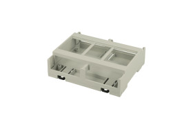 Obudowa; na szynę DIN; ZD3006J ABS V0; ABS; 107mm; 90mm; 33,3mm; jasnoszary; Kradex; RoHS; bez uszczelki; UL94-V0