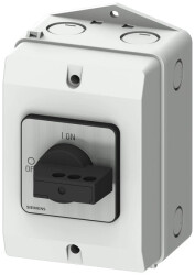 Rozłącznik główny w obudowie ekranowanej 3P 32A 11,5kW AC23A 400V styki pom wyprz 1Z 1R blokowanie w poz O i I 3LD2284-2GP21