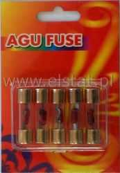 30A bezpiecznik samochodowy szklany + dioda