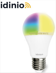 140125 IDinio Smart WiFi E27, 9 W, 806 lm, RGBW