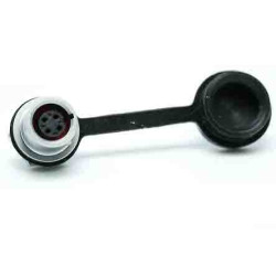 Złącze wielostykowe przemysłowe 4-pinowe Montaż przedni Gniazdo RS PRO