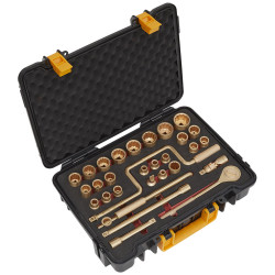 Sealey NS039 Socket Set 32pc 1/2&quot;Sq Drive - Non-Sparking