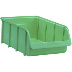 H&#xFC;nersdorff 675400 Storage Bin Green 495x315x185mm 1Piece Durable Plastic