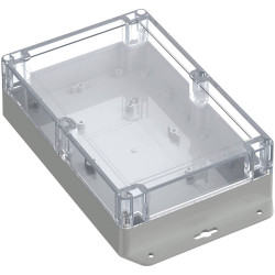 TRU COMPONENTS TC-13865332 Enclosure ABS-PC Light grey 243.5x141.5x60.1mm