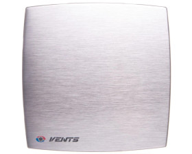 Wentylator osiowy fi 100 230V 14W 88m3/h 33dB timer szczotkowane aluminium 100LDATMET