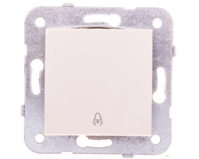 Karre Przycisk Z Symbolem Dzwonek, Kolor Krem / 90963706