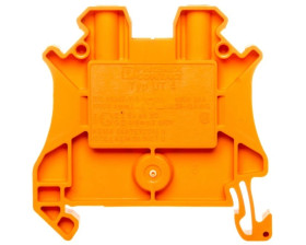 Listwa zaciskowa przepustowa 2-przewodowa 0,14-6mm2 pomarańczowa UT 4 OG 3045101 /50szt./