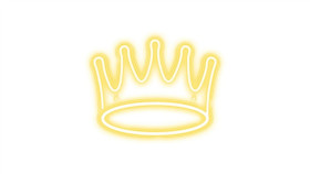 Neon Plexi Led Korona Ciepła Biała Nne12 Neolia