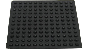 Podkładka antypoślizgowa grubość: 3mm Czarny średnica: 6mm Okrągły Przyklejanie RND