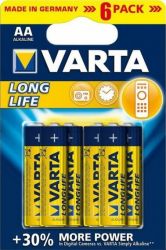 Bateria alkaliczna VARTA LR06 AA 1,5V LONGLIFE; blister; 6 szt.