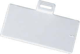 PA label, inscribable, (W x H) 29 x 14 mm, white, 01400102001