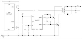 Push-Pull FET Driver with Integrated Oscillator and Clock Output