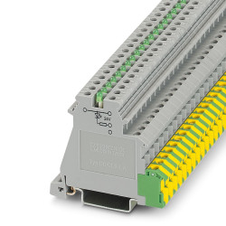 Podkładka termiczna Phoenix Contact poziomy: Potrójny 24 → 12AWGŚruba DOK 1.5-LA 24GN/O-M 24 V