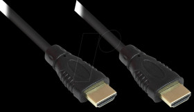 4514-005 HDMI A Plug > HDMI A Plug, 0,5m schwarz