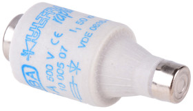 Bezpiecznik butelkowy diazed 16A gwint E27 gR SIBA 500V ac