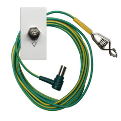 KOS45 Moduł Keystone - gniazdo ekwipotencjalne z kompletnym przewodem biały 3504128