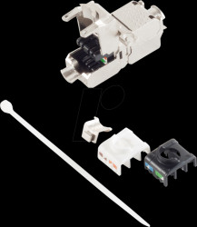 BS08-10002 Cat. 6a keystone module connector, tool-free
