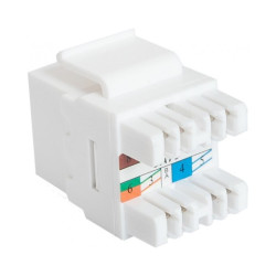 Moduł keystone RJ45 kat.6 UTP biały SecNET 104836