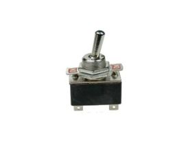 Przełącznik; dźwigniowy; KN3-2; 2*2; ON-OFF+OFF-ON; 2 tory; 2 pozycje; bistabilny; na panel; do lutowania; 2A; 250V AC; czarny;