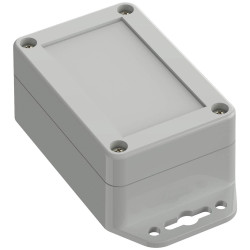 TruComponents 308048 Flanged box ABS Light grey