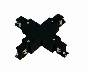 Łącznik X 3F czarny do szynoprzewodów LP-554/3F Light Prestige