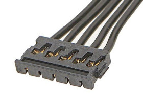 Molex Obudowa złącza pin żeńskiego na kabel Ilość pinów 5 Wymiary siatki: 1.20 mm 369200505 1 szt. towar pakowany luzem