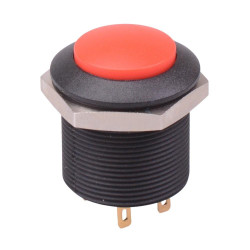 FPAR3B1462X0X APEM Red Off-(On) Momentary Push Button Switch Round Actuator 24.2mm DPST