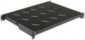 Regulowana półka do szafy RACK 19cali P19R/350/B-L
