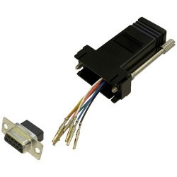 BKL 10121107 Adapter D-Sub 9-pin to RJ45 socket single assembleable