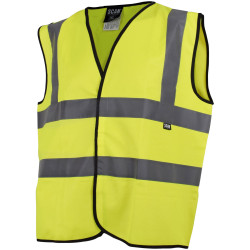 Scan UC801 Hi-Vis Waistcoat Yellow - XL (48)