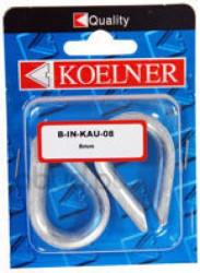 Kausza cynkowana do lin 8mm B-IN-KAU-08 /opak.=2szt/