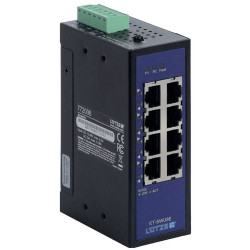 L&#xFC;tze 772006 Ethernet switch ET-SWU8E 8 ports 10/100 MBit/s black