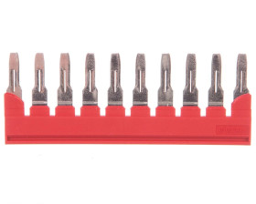 Mostek wtykany 10-biegunowy czerwony FBS 10-8 3030323 /10szt./