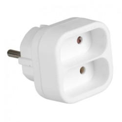 Rozgałęźnik sieciowy 2x Euro 2P 3500W 230V VA0134 VAYOX