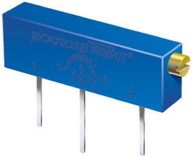 Potencjometr dostrojczy 100Ω THT 1W 22 -zwoje Regulacja boczna 2,92 mm