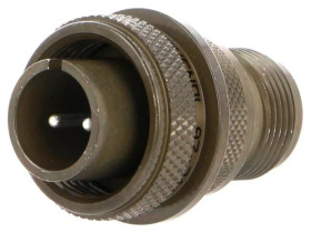 Złącze okrągłe rozmiar 12S 97 stop aluminium 97-3106A-12S-3P