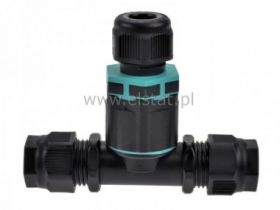 Złącze mufa Teetube 3 tory; IP68; 7-10,5mm 32A