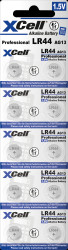 149309 Alkaline button cell, LR44, 10-unit blister pack
