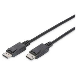 Digitus DB-340100-030-S DisplayPort Cable Black Gold Plated 3m Triple Shielded