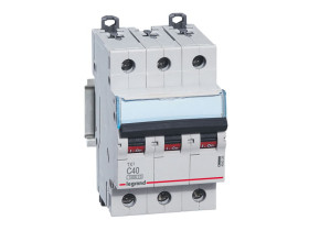 Wyłącznik nadprądowy C 40A 3P 10kA S313 TX3 404226 LEGRAND