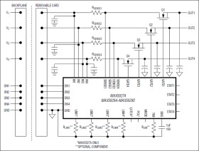 Low-Voltage, Quad, Hot-Swap Controllers/Power Sequencers