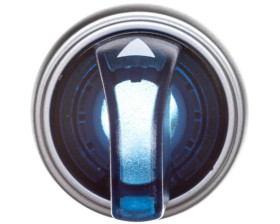 Napęd przełącznika 2 położeniowy niebieski z podświetleniem bez samopowrotu LPCSL1206