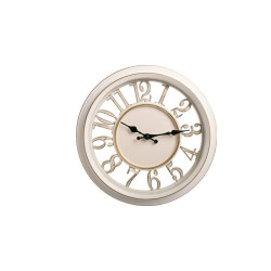 Zegar ścienny Retro LUMIXA biały