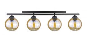 Lampa sufitowa nowoczesna 4xE27 AMARUS BLACK