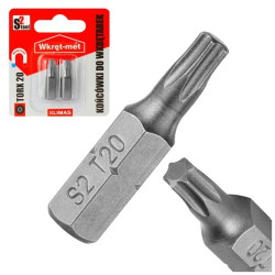 Końcówki do wkrętarki S2 TORX TX 20x25mm 2szt.