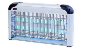 Lampa Owadobójcza Stojąca 30W 60M2 Srebrna Ik02