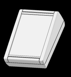 Teko - seria MINI TK (TK-S.7) - obudowa pulpitowa z ABS (130 x 100 x 50 mm)