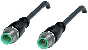 Pepperl+Fuchs 289167 Złącze konfekcjonowane czujnika/aktuatora V1S-G-BK1M-PUR-U-V1S-G, piny: 4, 4, 1 m, 1 szt.