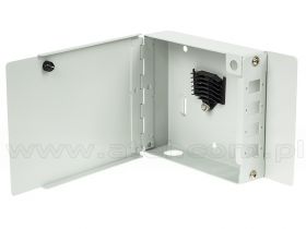 Przełącznica FTTH, naścienna, 4x SC simplex, bez adapterów